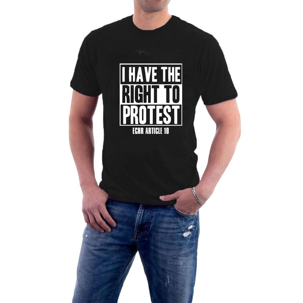 

Футболка «Право на протест / собрание» ЕКПЧ Sillytees Демонстрируй Протестную футболку M