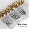 Heavy Duty D Ring Rivets Screw And Washer Set Buckle Handle Connector  For DIY Crafts