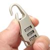 Secret Safe Lock of Gym Baggage Password Locks 3 Digit Combination Lock Zipper Padlock Bags Padlock