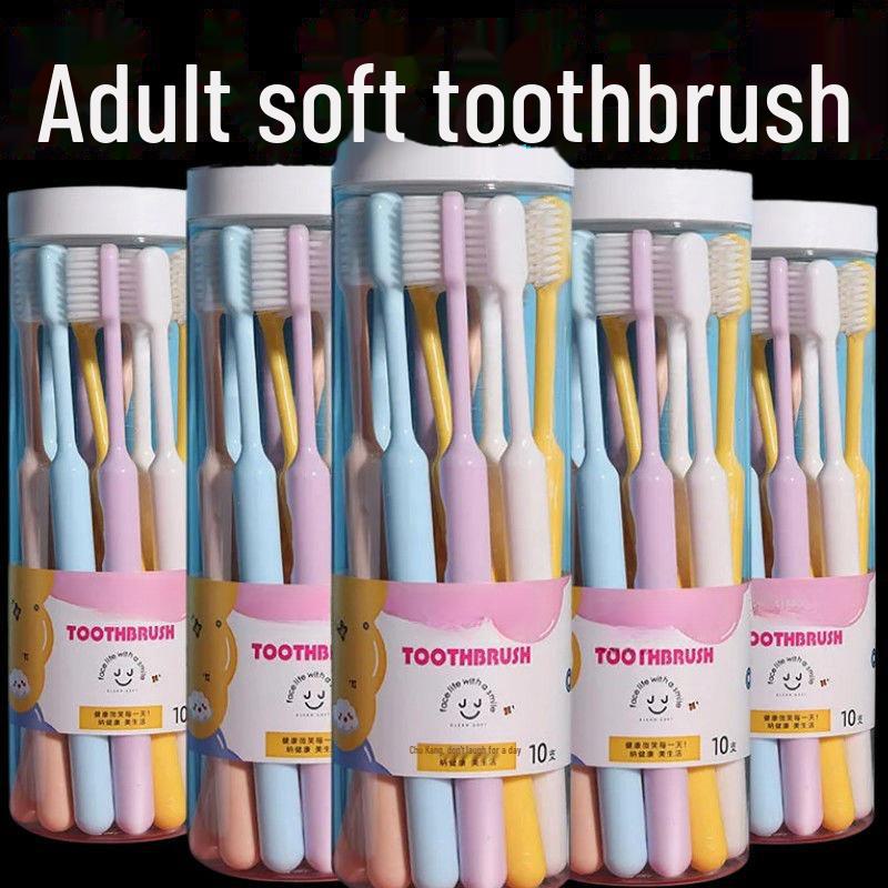 Brosse à dents souple haute densité pour adultes – Soin doux pour hommes, femmes et femmes enceintes