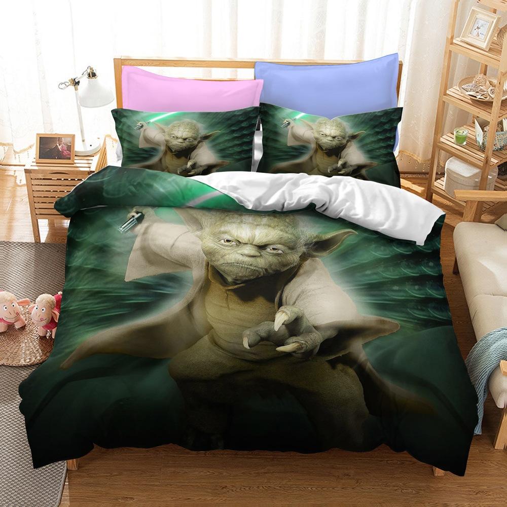 

Bedding Kit Yoda Master Series Size Three-Piece Quilt Cover EU Super King 260x220cm
