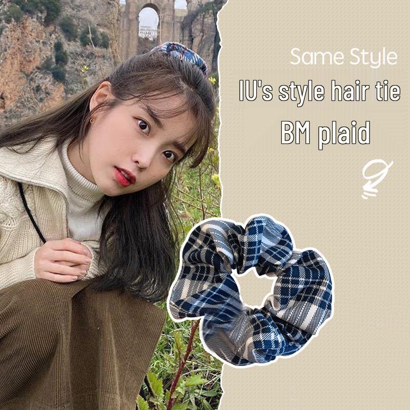 Korean JK College Style Hair Accessories Set: Cute Hair Ring, Headband, Rubber Band, and Large Intestine Hair Rope