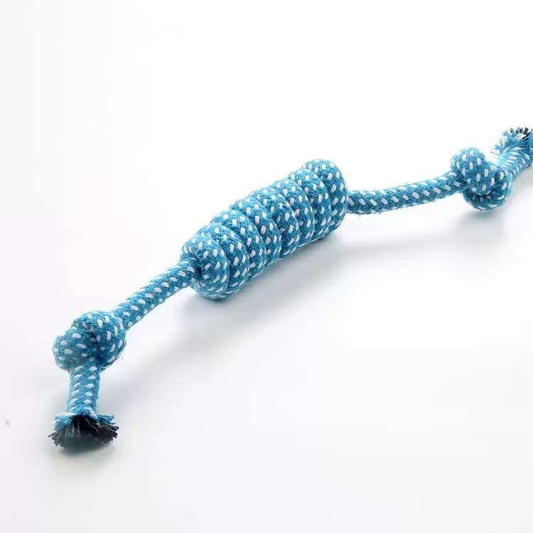 Cotton Rope Dog Toy Set: Durable, Unchewable Teething Rope Ball for Cats and Dogs