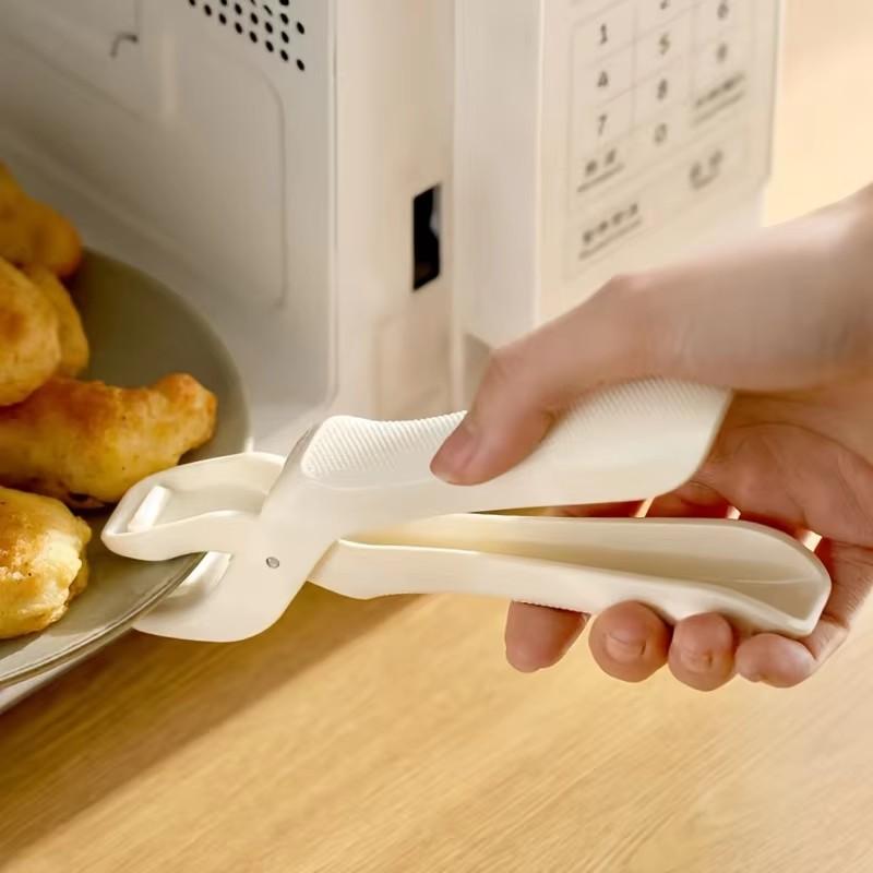 Hot Plate Gripper Clips Holder Tongs For Moving Hot Plate Bowls Pizza Pan Air Fryer Microwave Oven with Food Out