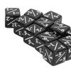 20pcs Dice Set Puzzle Fun 6 Sided Number Acrylic Dice for Gaming Preschool Education