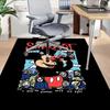 1pc Slipknot Mickey Home Office, Durable Polyester Floor Mat with Easy, Office Decor, Urban Style, Nonslip Backing, Highquality Fabric