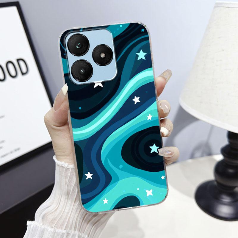 

Cartoon For Wiko T10 T20 T60 Case Protective Cover For Wiko T10 Marble Clear Soft Silicone Phone Case Floral Cute Cat Bumper Wiko T60