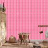 Candy Check Powder Pink Wallpaper for Living Room and Bedroom 50x1000