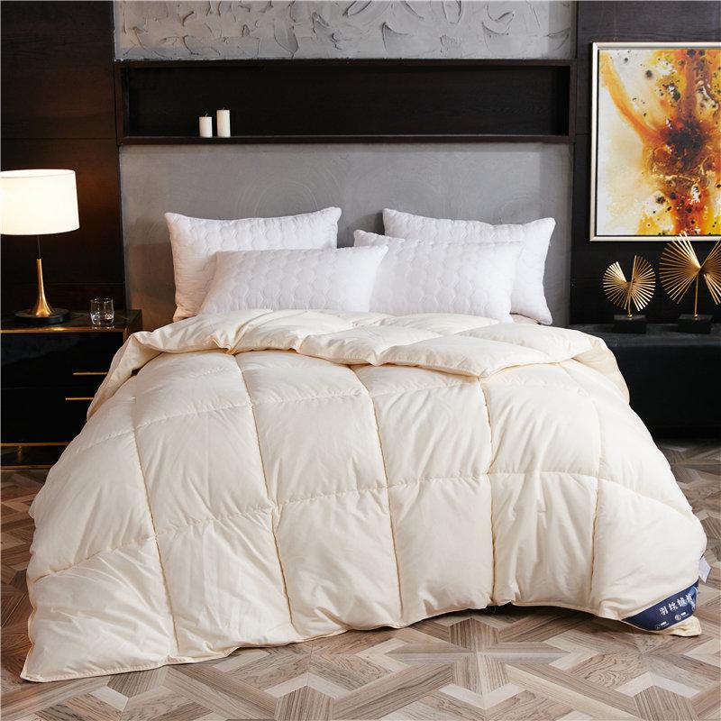 Feather Velvet Quilt: Breathable Comforter for All Seasons - Ideal for Dorms, Hotels, and Guest Houses