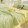 New Color Block Single Summer Quilt Student Dormitory Single Thin Quilt Soft and Comfortable Air Conditioning Quilt