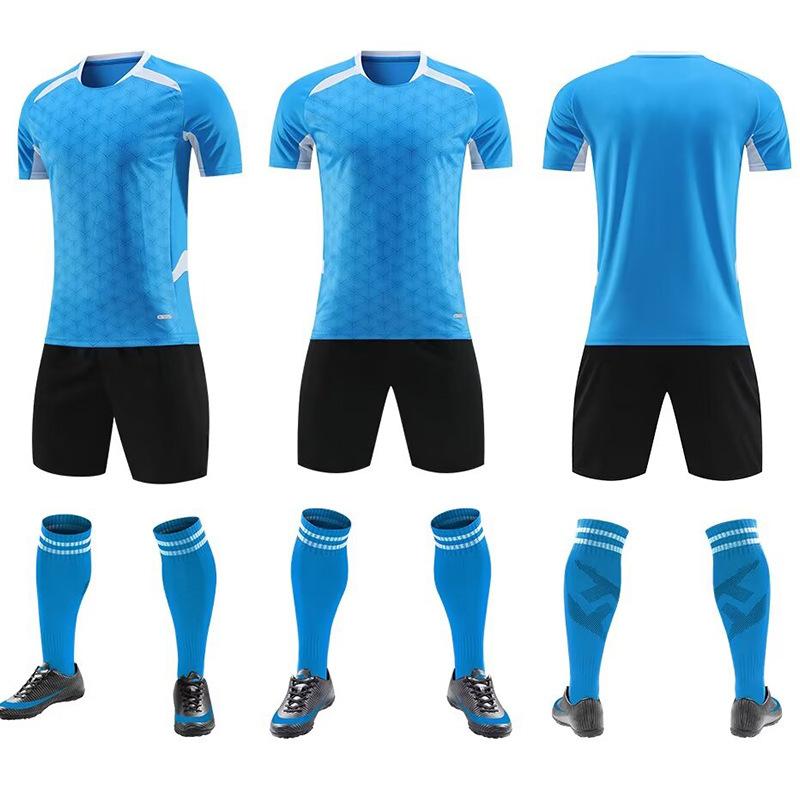 

Football Jersey Set Men S Training Jersey Adult Children S Sports Short-Sleeved Competition Jersey Team Jersey Print Breathable Summer Jersey Men S 4XL