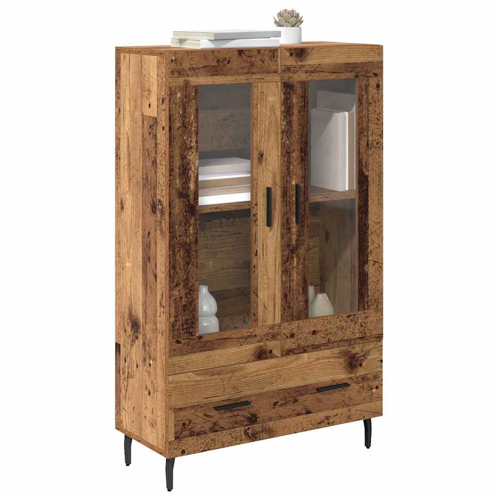 Highboard Reclaimed Wood 69.5 X 31 X 115 Cm Particleboard