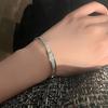 Set with Diamonds Opening Bangle Starry Sky Wrist Decoration Easy Matching Women Bracelet  Party