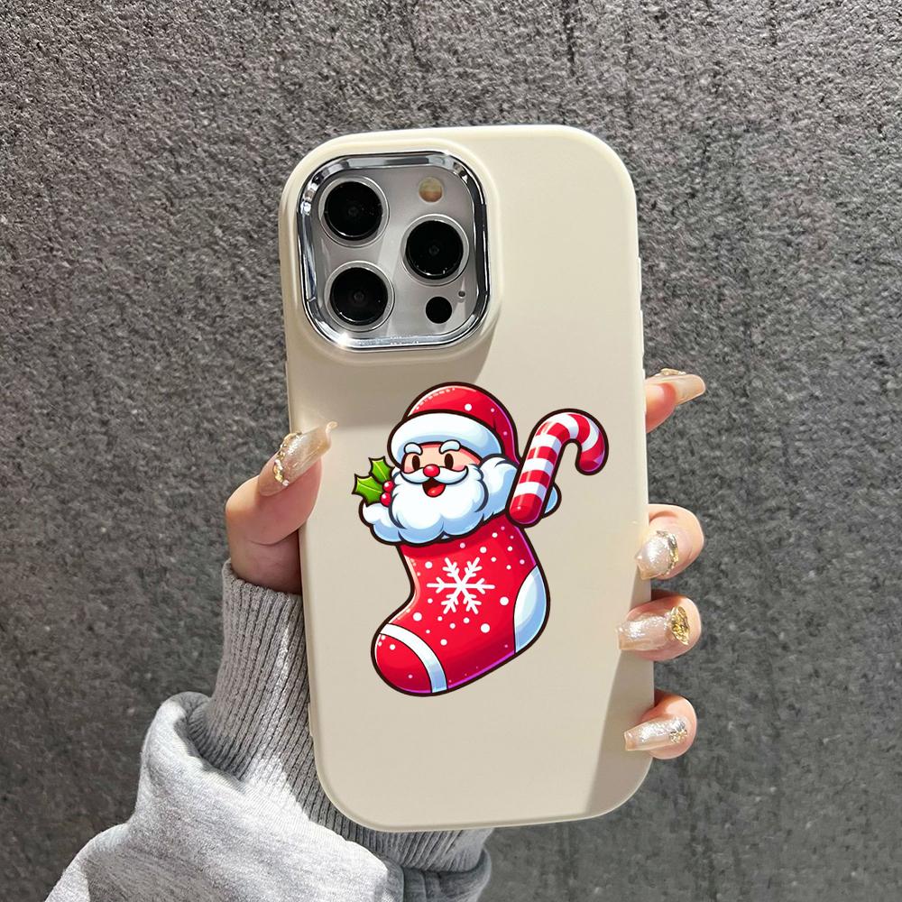 N102 Счастливого Рождества и Нового года Мягкие чехлы для телефонов iPhone 16 Pro — фото 12