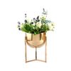 Multiple Level Iron Plant Stand Featuring Space Efficient Design Maximizes Plant Showcases In Small Area Balcony Suitable