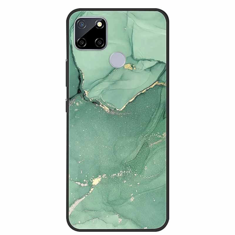 Für Realme C25 Hülle Marmor Silikon TPU Weiche Abdeckung Handyhülle Für OPPO Realme C25S C25 S Funda Stoßfest Coque RMX3191 Capa