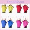 Swimming Hand Fins With Rubber Material For Training And Water Sports