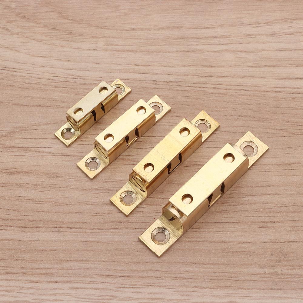 1 Stück Doppelfeder Stahlkugel Rastverschluss Messing Kupfer Türschnapper für Möbel Schrank Schranktür