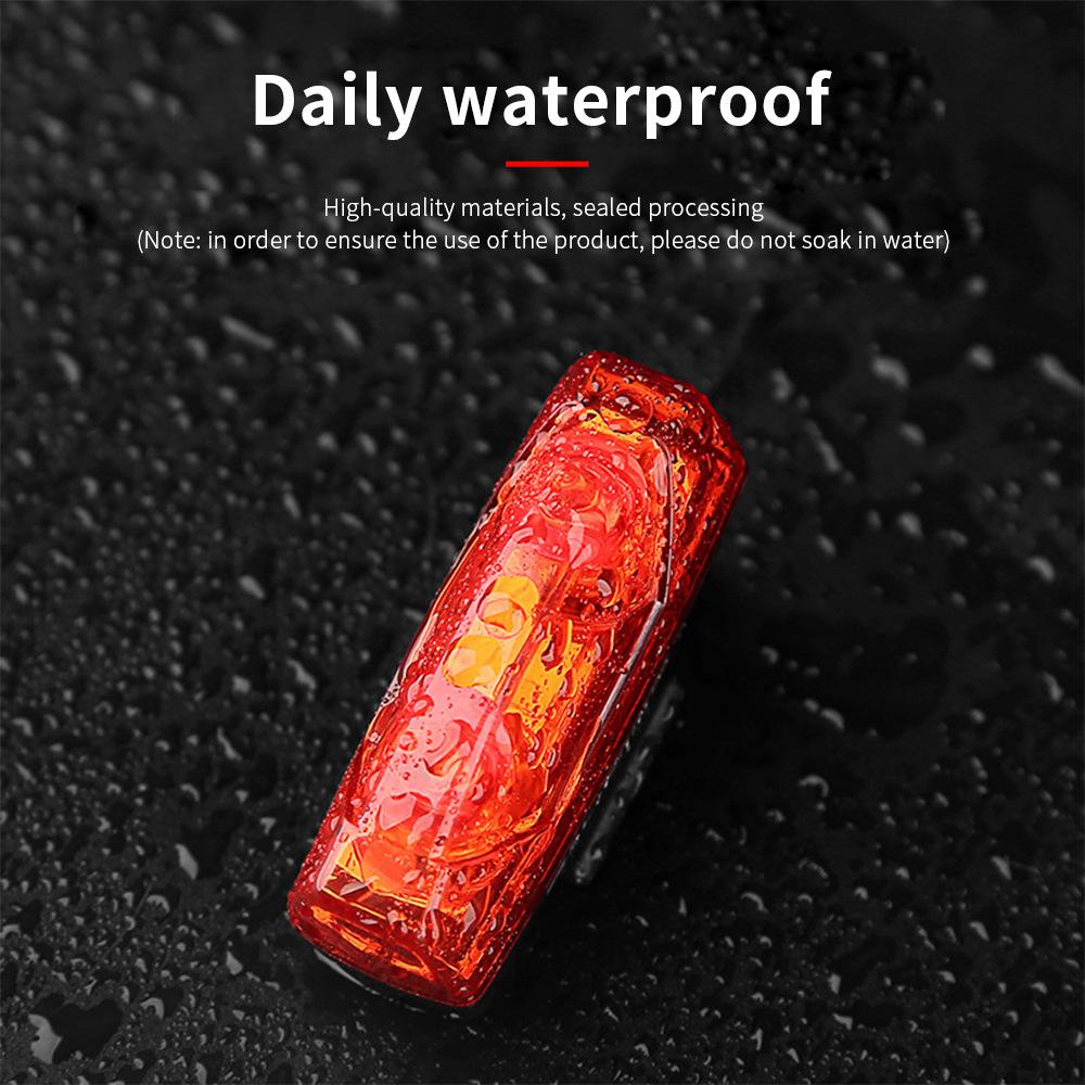 Zadní světlo na kolo Magnetická indukce Zadní světlo na horské kolo s vlastním pohonem Varovné magnetické zadní světlo na kolo