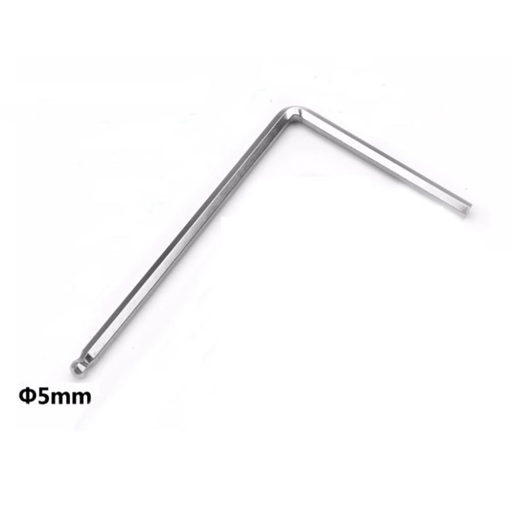 

Adjustable Allen Wrench Metal Regular Hex Wrench Truss Rod New Ball End Guitar Truss Rod Tool Silver 5mm