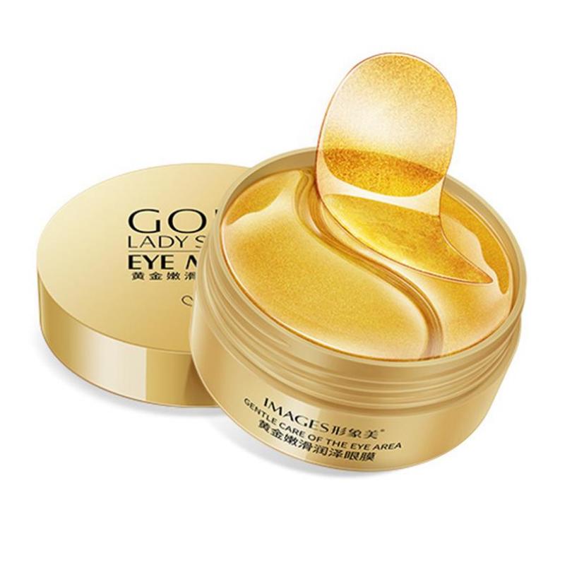 Bilder Gesichtspflege Goldkristall-Kollagen-Augenmaske Augenringe entfernen Anti-Falten Feuchtigkeitsspendend