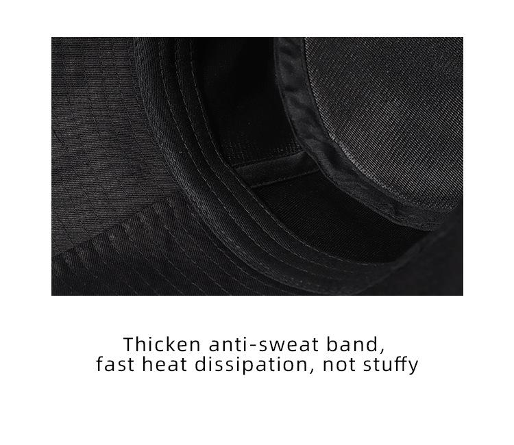 Japanese Style Wide Brim Fisherman Summer Hat - Sun Protection Fashion for Men & Women, Face Slimming Design.