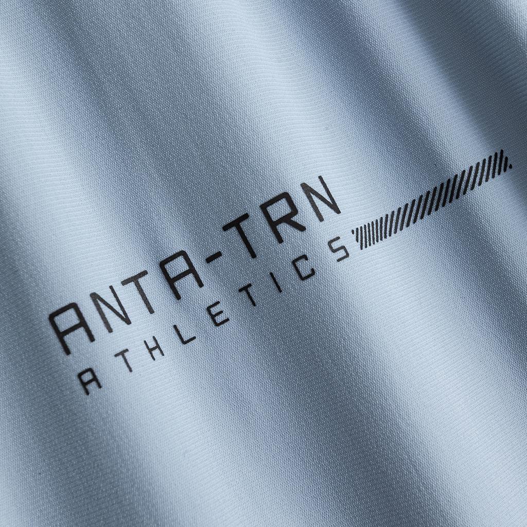 Anta Training Knitted Sports Jacket Men Jacket Blue Gray 952627703-4