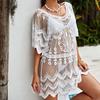 Loose Fit Swimsuit Coverup Mid Length Beach Dress Boho Bikini Cover Ups  Vacation Outfit