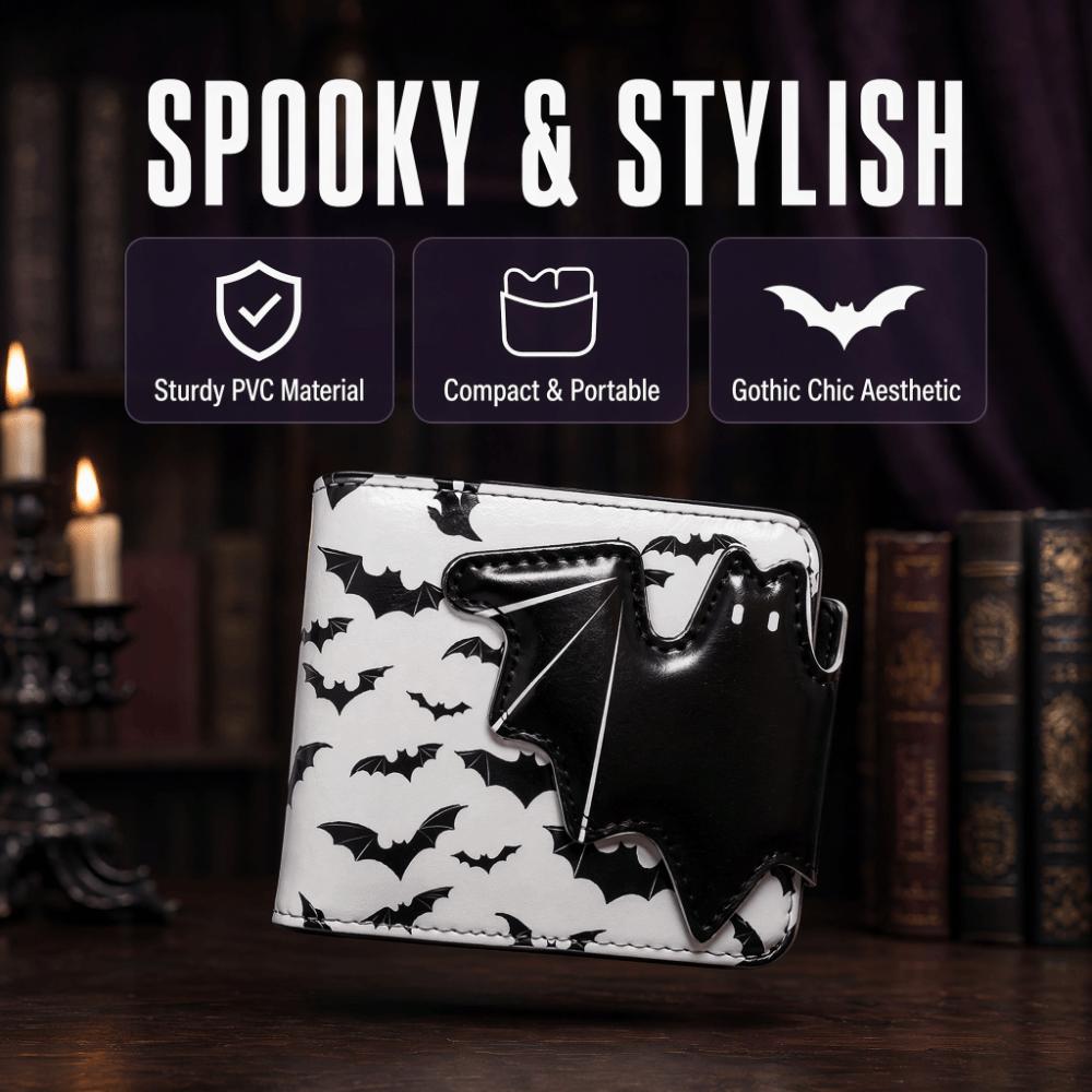 Large Capacity Foldable Coin Purse Multi-Functional Halloween PVC Wallet Travel