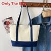 Borsa a Tote in Tela Personalizzabile Unisex Grande Capacità per Uso Quotidiano