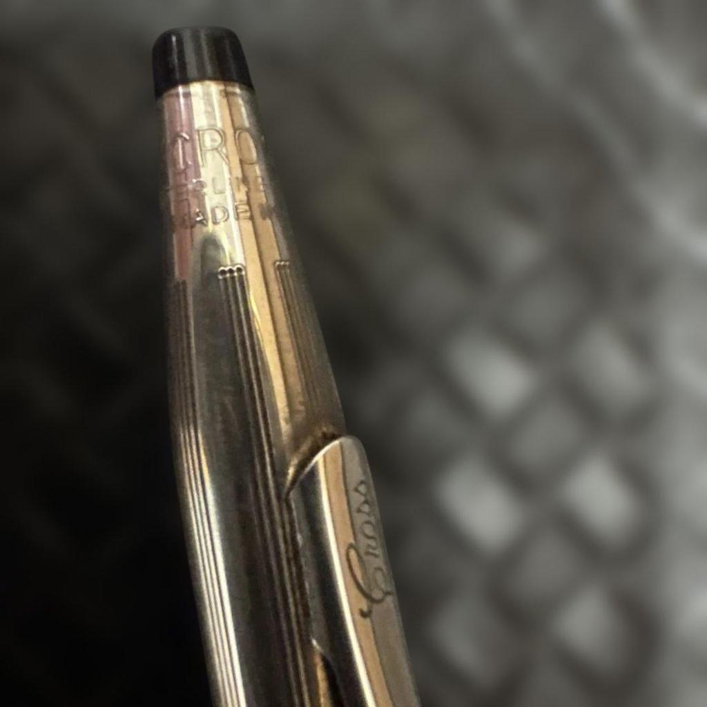 Used Vintage CROSS STERLINGSILVER Early Model Ballpoint Pen