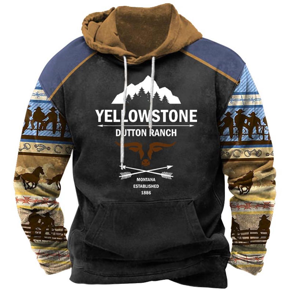 Винтажная мужская толстовка с капюшоном, осенняя толстовка с капюшоном большого размера, уличная одежда с 3D принтом, повседневная мужская одежда, мужской пуловер в стиле Харадзюку, топы 3XL