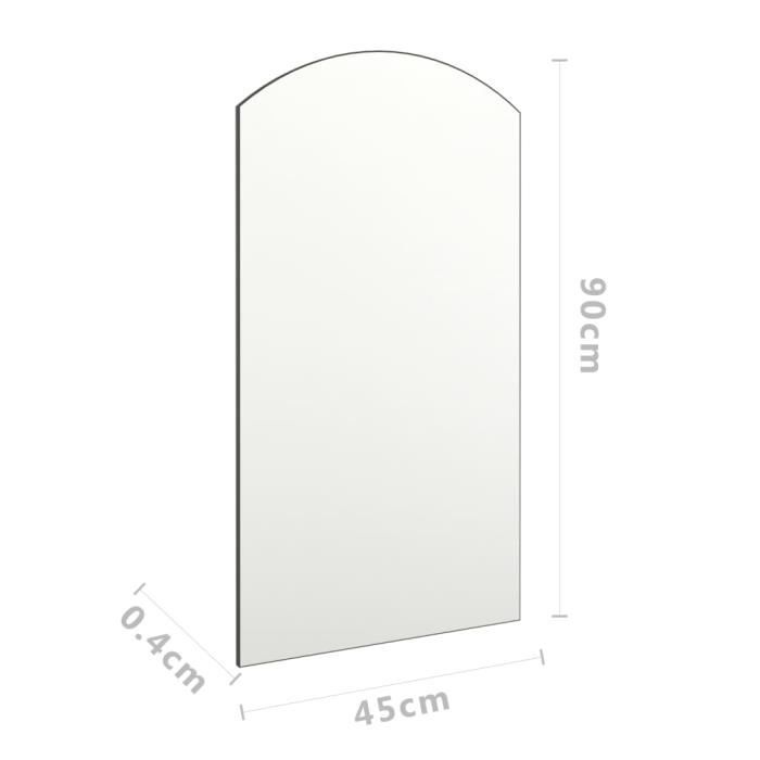 VidaXL Miroir 90x45 cm Verre
