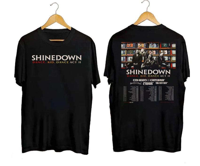 Shinedown Dance Kid Dance Act II 2026 World Tour Shirt Unisex T-Shirt L