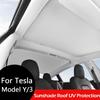 For Model Y 2020-2025 Juniper Sunshade Roof Sunroof Heat Shield UV Protection for Interior For Tesla Model 3 Highland 2024