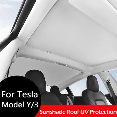 For Model Y 2020-2025 Juniper Sunshade Roof Sunroof Heat Shield UV Protection for Interior For Tesla Model 3 Highland 2024