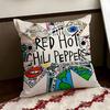 Band RRed Hot CChili Peppers Cushion Cover Reversible Soft Durable Pillow Cover Home  Car MultiScene Use for Daily Comfort