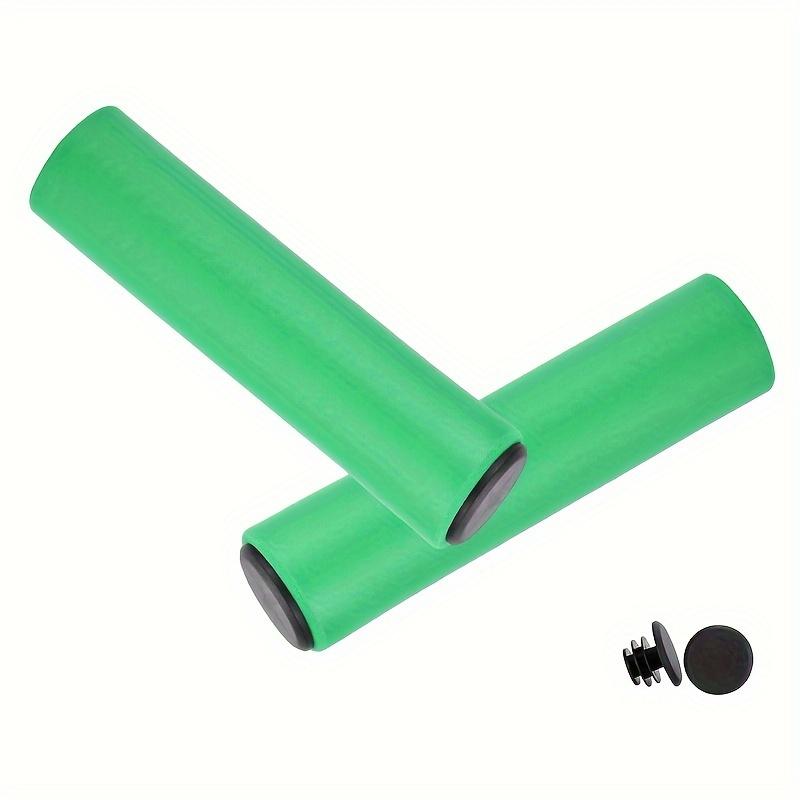 1 Pair Soft Silicone Bicycle Handlebar Grip - Comfortable, Non-Slip, Thickened Design for Mountain & Road Bikes