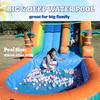 Commercial PVC Outdoor Backyard Adult Kids Party Game Inflatable Water Slides with Blower