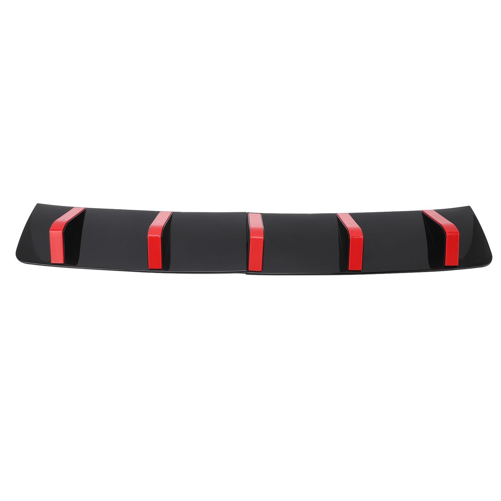 2 Stuks Achterbumper Lip Spoiler, Achterbumper Lip Diffuser   Onderbumper Spoiler  Vin Beschermer voor 1 Serie E90 E91 Zwart Rood 33,07 inch