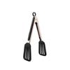 Stainless Steel Silicone Kitchen Tongs - Heat Resistant, Non-slip BBQ & Food Clips