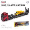 Maisto 1:64 SCANIA 770 S Volvo Gaffeltruck Transportkjøretøy Gravemaskin trykkstøpt presisjonsmodellbil Modellsamling gave