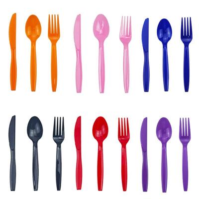 Biodegradable Disposable Cutlery Set - Knife, Fork, Spoon for Parties & Western Cuisine
