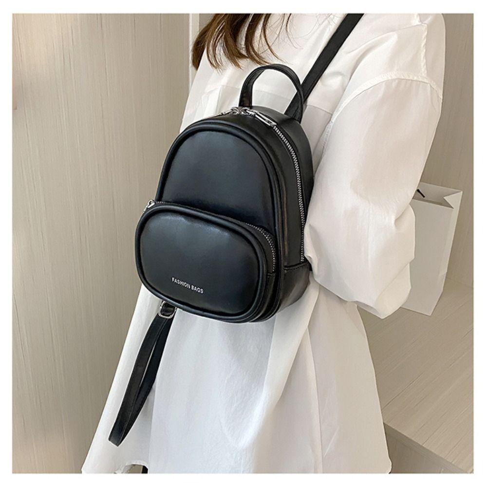 Platz Mini Rucksack Pu Leder Schulter Tasche Neue frauen Rucksack Teenager