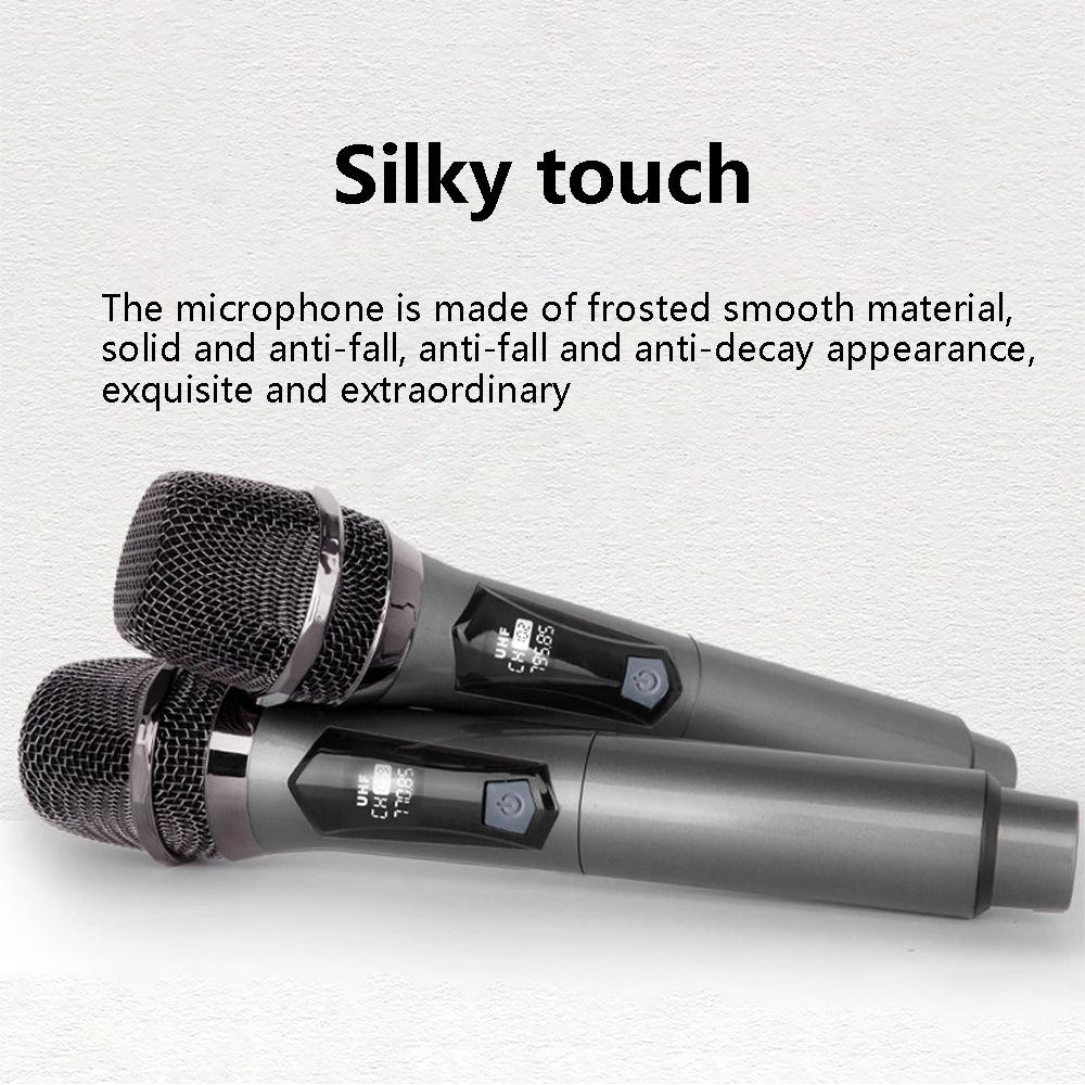 Rechargeable Wireless Microphone System for Karaoke, Speeches, and Parties