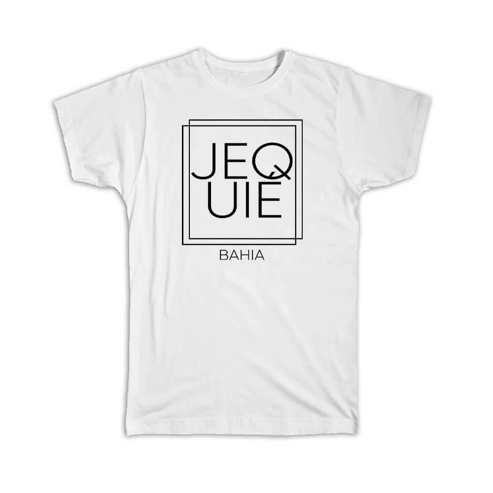 Подарочная футболка : Шрифт Jequie Bahia Square Modern Minimalist XL