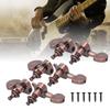 Copper Color Guitar Locking Tuners 3 Left 3 Right Guitar Head Knobs  Guitar Replacement