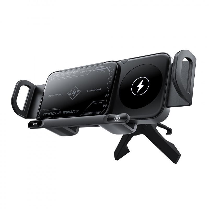 Foldable Screen Wireless Fast Charging Car Holder for Huawei & Samsung Z Fold 6