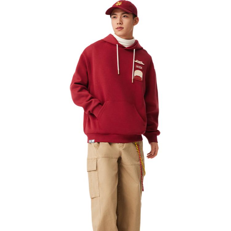 Li Ning x GUGONG,LIANMINGKUAN Rijin Doujin Collection Sweatshirt Unisex Dark Crimson AWDV839-1