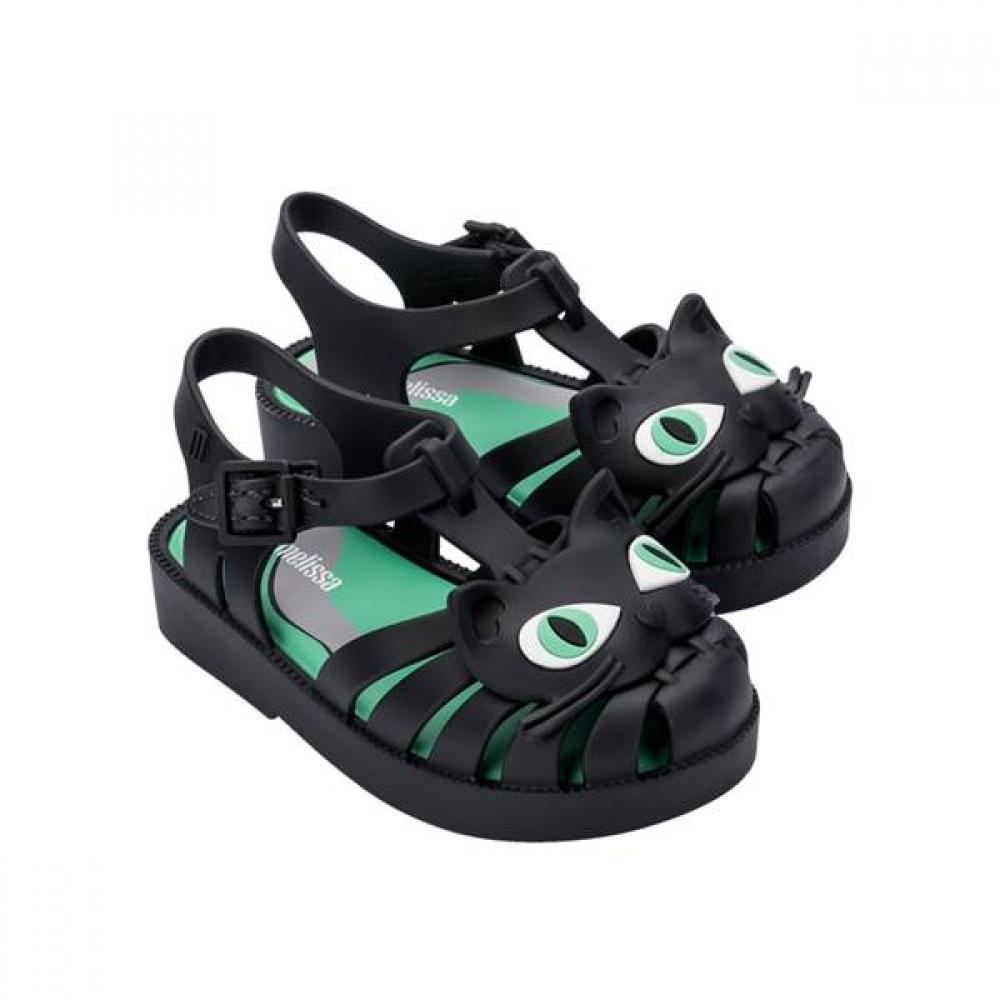 Mini Melissa Zehenkappe Kinder Gelee Schuhe Possession Katze Mskcg2tspc11
